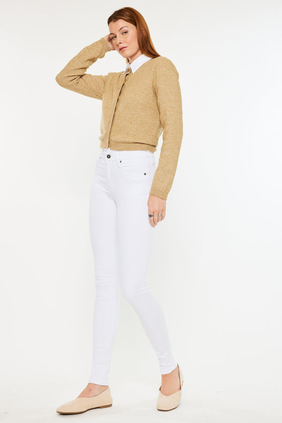 Alabaster High Rise Super Skinny Jeans