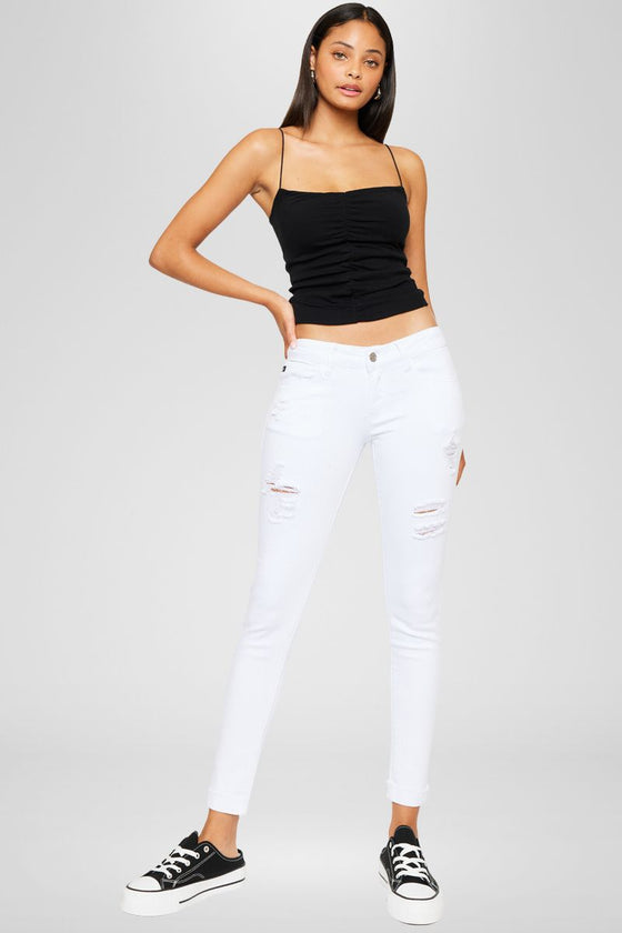 June Low Rise Ankle Skinny Jeans