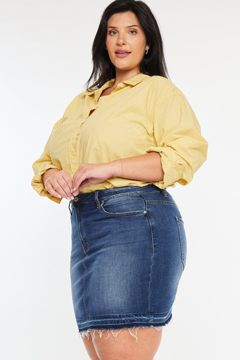 Lou High Rise Skirt (Plus Size)