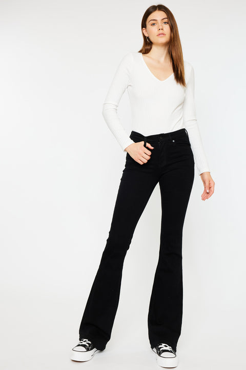 Ilene Mid Rise Flare Jeans - Official Kancan USA