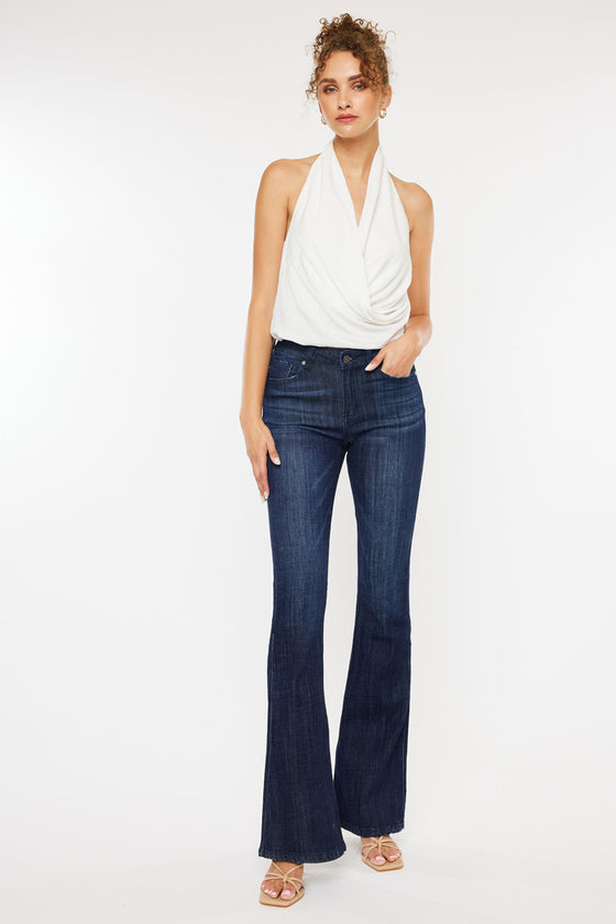 Celestine Mid Rise Flare Jeans - Official Kancan USA