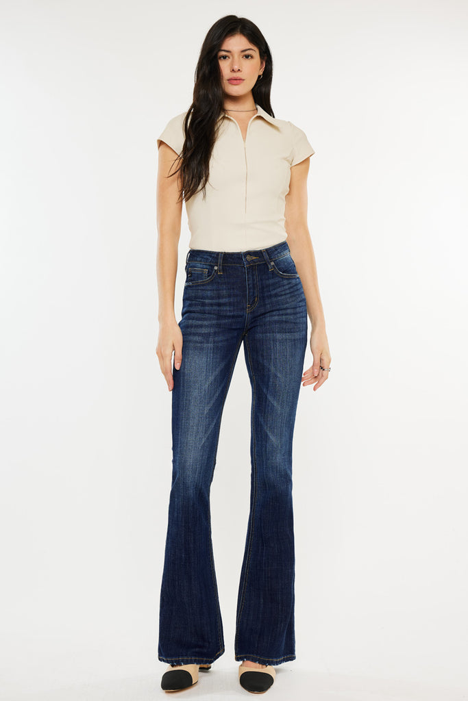 Celestine Mid Rise Flare Jeans - Official Kancan USA