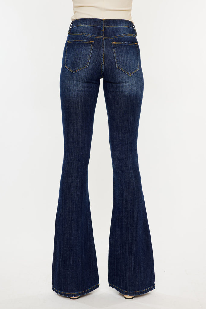 Celestine Mid Rise Flare Jeans | Official Kancan USA