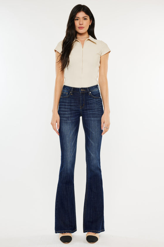 Celestine Mid Rise Flare Jeans - Official Kancan USA