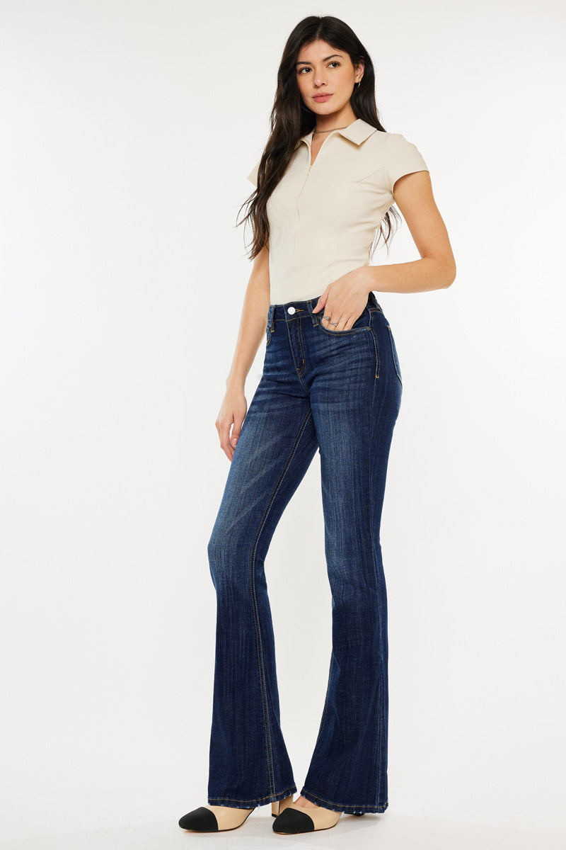 Celestine Mid Rise Flare Jeans – Official Kancan USA