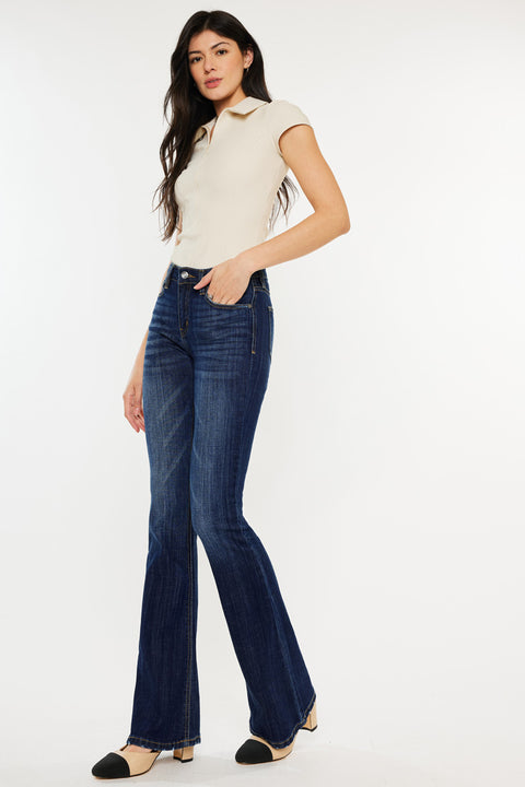 Celestine Mid Rise Flare Jeans - Official Kancan USA