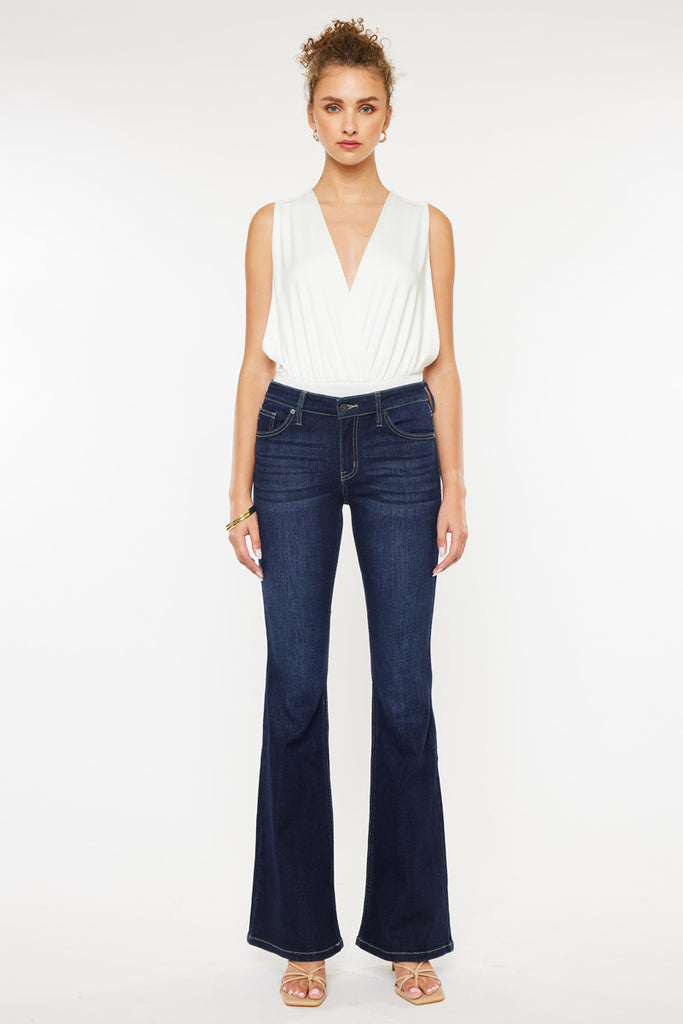 Samuel Mid Rise Flare Jeans - Official Kancan USA