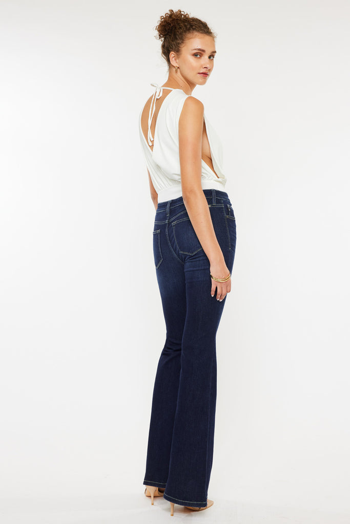 Samuel Mid Rise Flare Jeans - Official Kancan USA