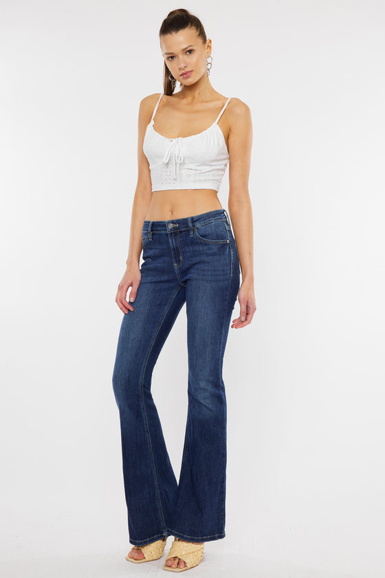 Samuel Mid Rise Flare Jeans