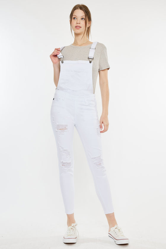 Topanga High Rise Ankle Skinny Overalls - Official Kancan USA