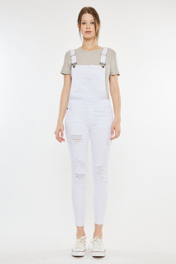 Topanga High Rise Ankle Skinny Overalls - Official Kancan USA