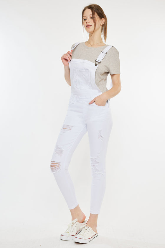 Topanga High Rise Ankle Skinny Overalls - Official Kancan USA