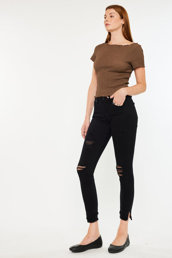 Nala Mid Rise Ankle Skinny Jeans