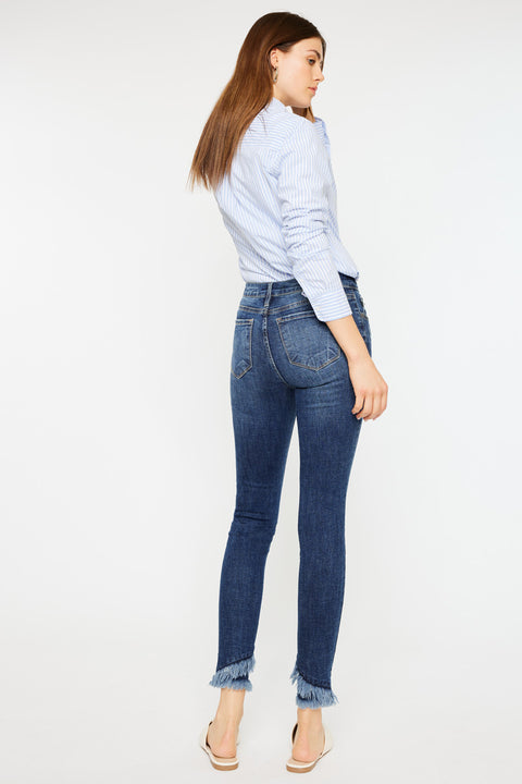 Nala Mid Rise Ankle Skinny Jeans - Official Kancan USA