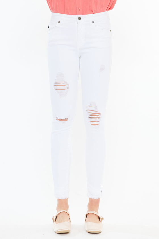 Nala Mid Rise Ankle Skinny Jeans - Official Kancan USA