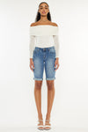 Pearly Mid Rise Bermuda Shorts - Official Kancan USA