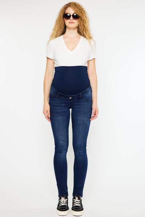 Aviva Maternity Ankle Skinny Jeans - Official Kancan USA