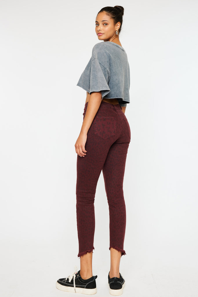 Tayona High Rise Cropped Skinny Jeans - Official Kancan USA