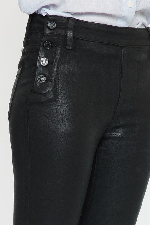 Georgie High Rise Coated Super Skinny Jeans - Official Kancan USA