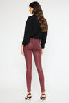 Georgie High Rise Coated Super Skinny Jeans - Official Kancan USA