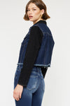 Asteria Cropped Two-Tone Jacket - Official Kancan USA