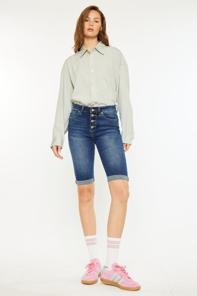 Jamie High Rise Bermuda Shorts