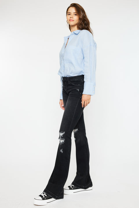 Harlowe Mid Rise Flare Jeans - Official Kancan USA