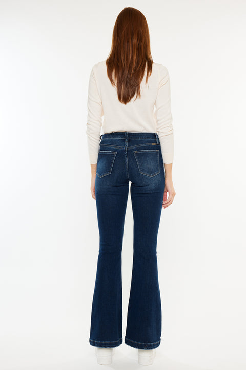 Jaden Mid Rise Flare Jeans (Petite) - Official Kancan USA