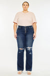 Harley Mid Rise Flare Jeans (Plus Size)