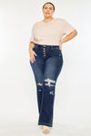 Harley Mid Rise Flare Jeans (Plus Size)