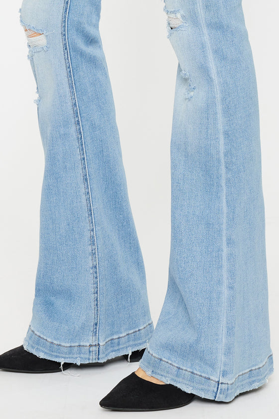 Harlowe Mid Rise Flare Jeans - Official Kancan USA