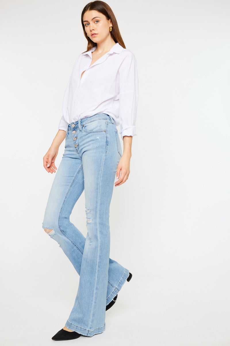 Harlo Mid Rise Flare Jeans – Official Kancan USA