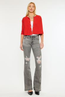  Harlo Mid Rise Flare Jeans