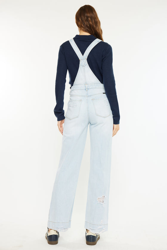 Malibu High Rise Wide Leg Overalls