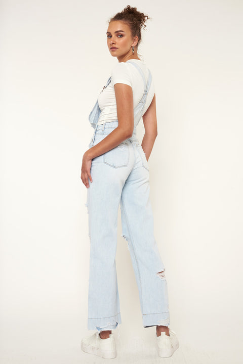 Malibu High Rise Wide Leg Overalls - Official Kancan USA