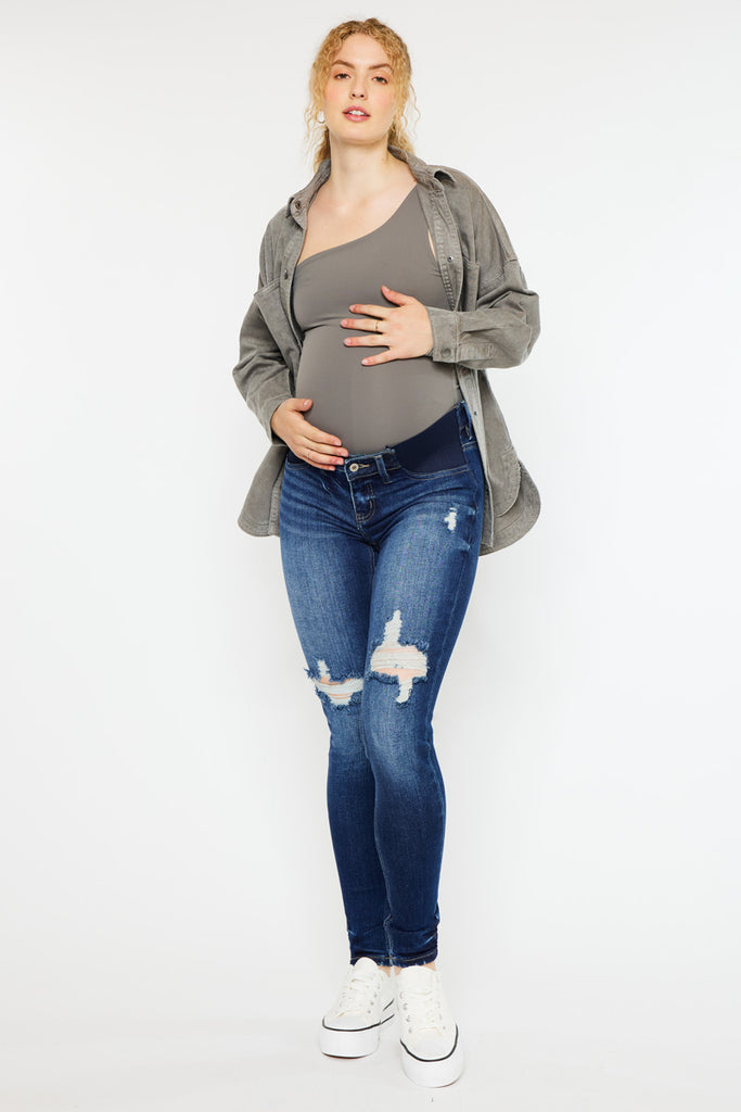 Clarice Maternity Super Skinny Jeans - Official Kancan USA