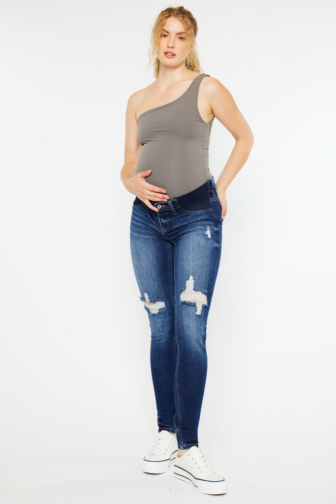 Clarice Maternity Super Skinny Jeans - Official Kancan USA