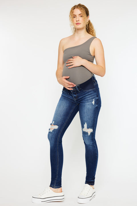 Clarice Maternity Super Skinny Jeans - Official Kancan USA