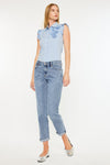 Lindsey Mid Rise Slim Boyfriend Jeans