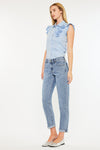 Lindsey Mid Rise Slim Boyfriend Jeans