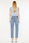 Lindsey Mid Rise Slim Boyfriend Jeans