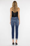 Cane Mid Rise Slim Straight Leg Jeans