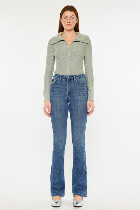 Ami High Rise Bootcut Jeans