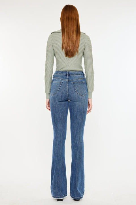 Ami High Rise Bootcut Jeans