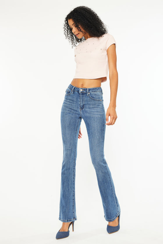 Ami High Rise Bootcut Jeans