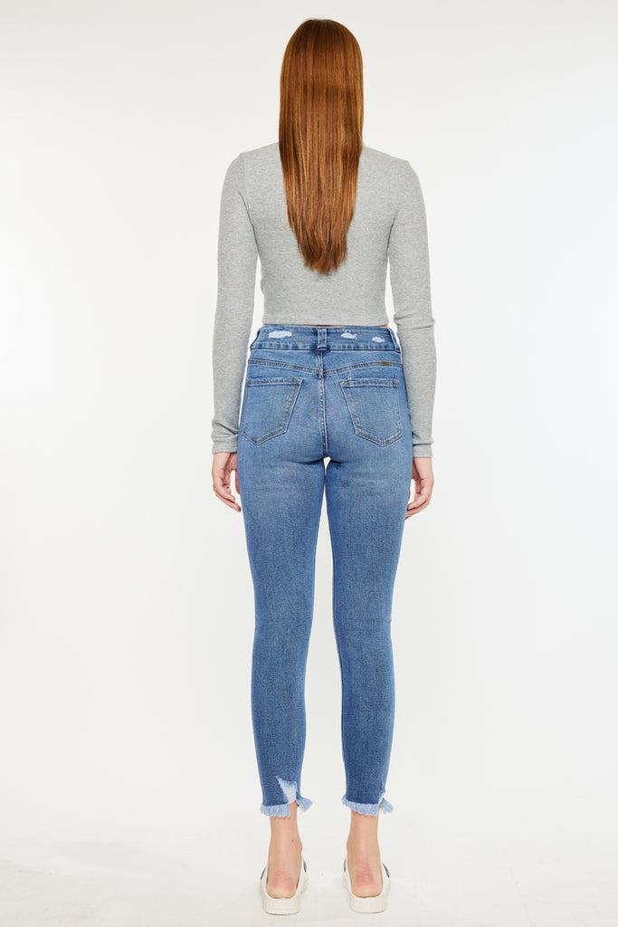 Ariana High Rise Ankle Skinny Jeans