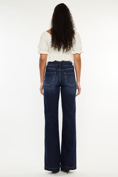 Makayla Ultra High Rise Holly Flare Jeans - Official Kancan USA