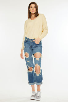  Noel Mid Rise Boyfriend Jeans