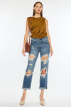 Janelle Mid Rise Boyfriend Jeans