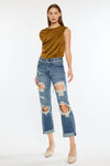 Janelle Mid Rise Boyfriend Jeans